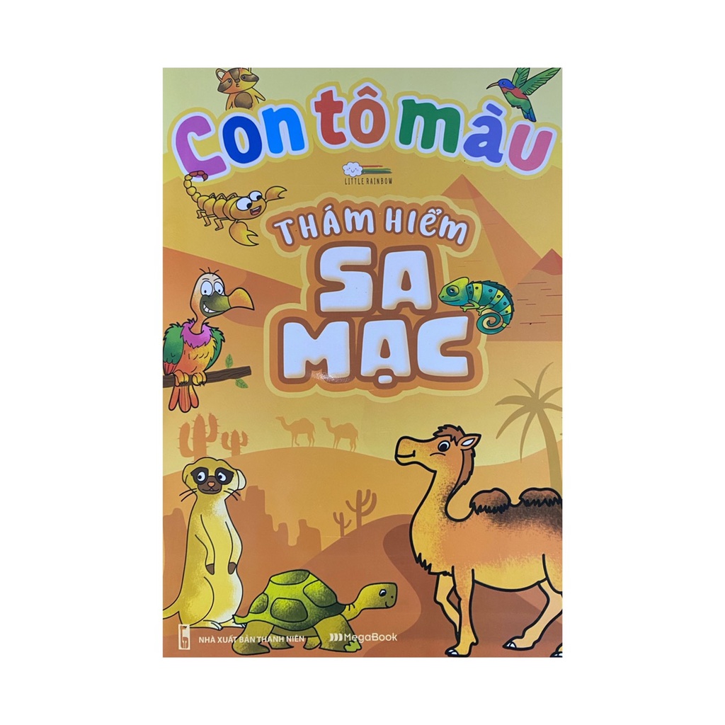 Sách - Con tô màu thám hiểm ( Megabooks )