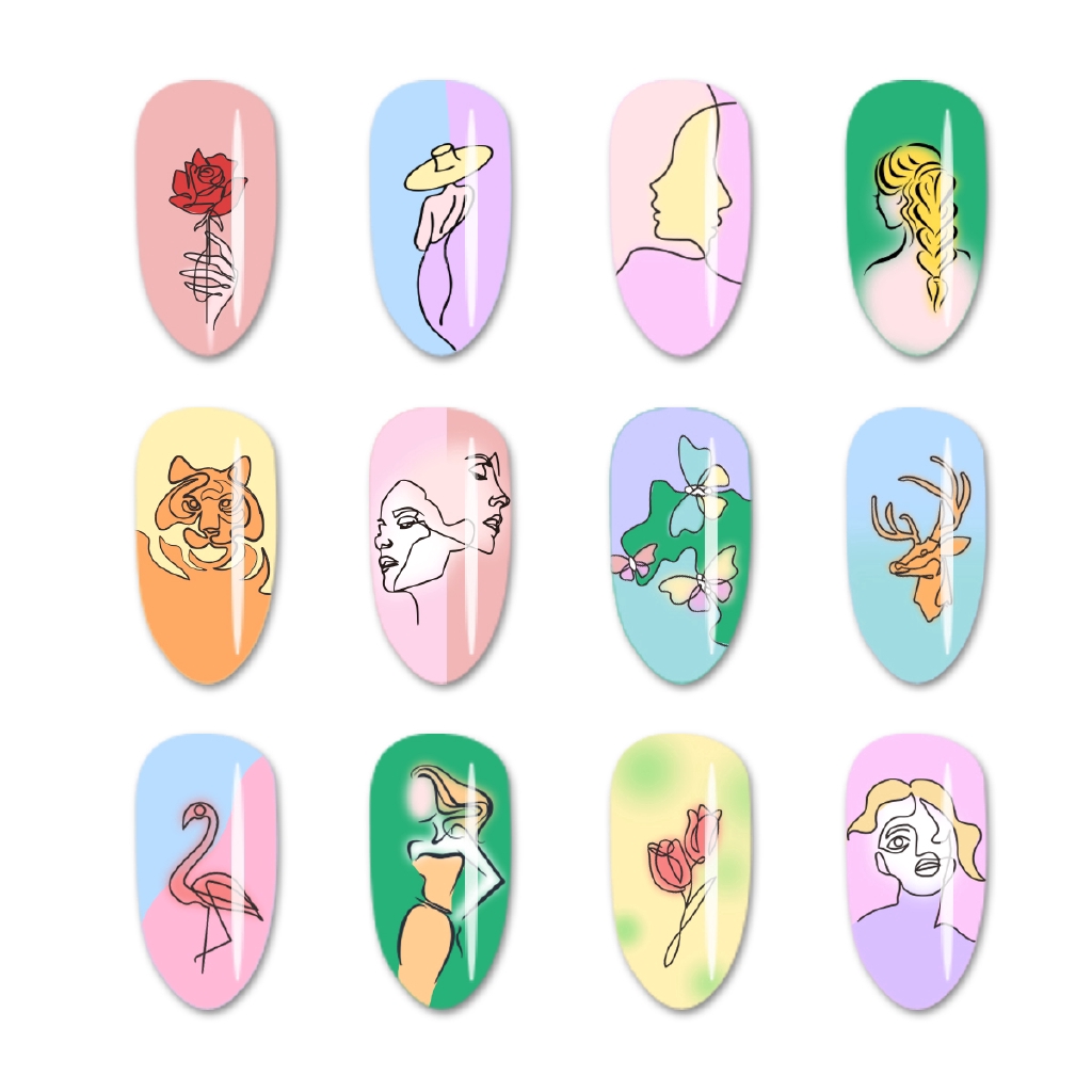 Con dấu chuyên dụng cho làm trang trí móng tay