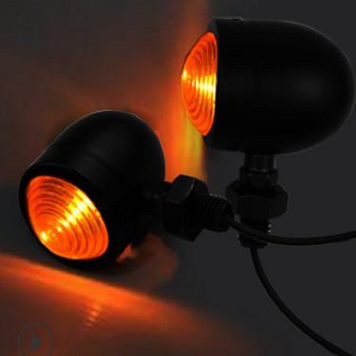 Đèn xi nhan classic xi nhan độ cafe racer Đèn xi nhan hột vịt