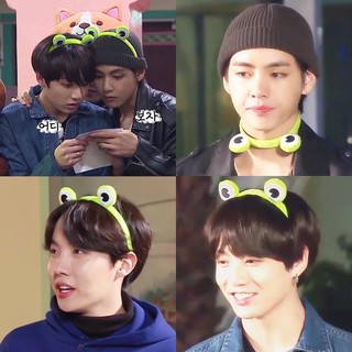 Cài tóc bờm ếch xanh Bangtanboy