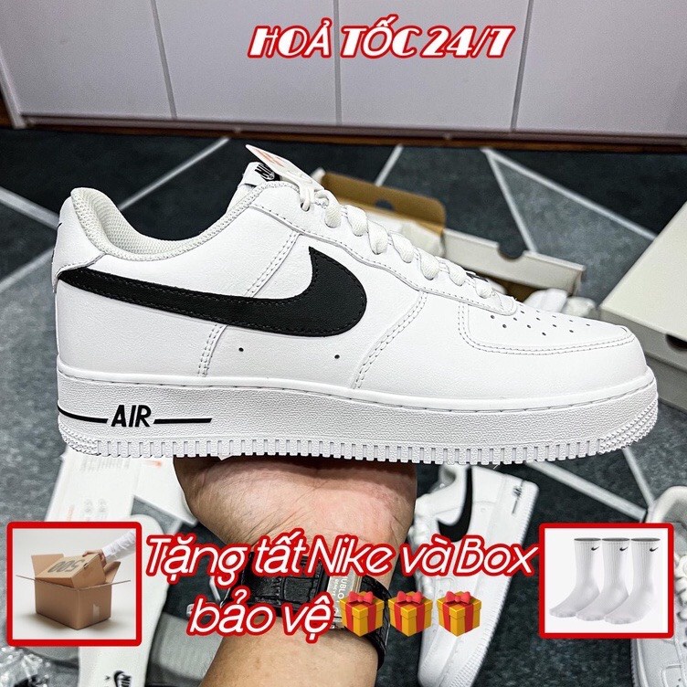 Giày Air force 1 vệt đen,giày af1 vệt đen bản cao cấp Full Box
