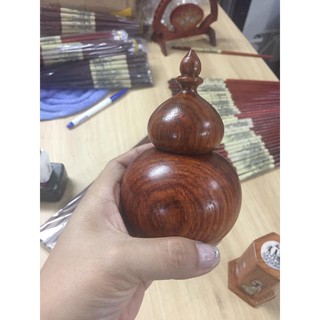 Hộp tăm hình hồ lô gỗ hương