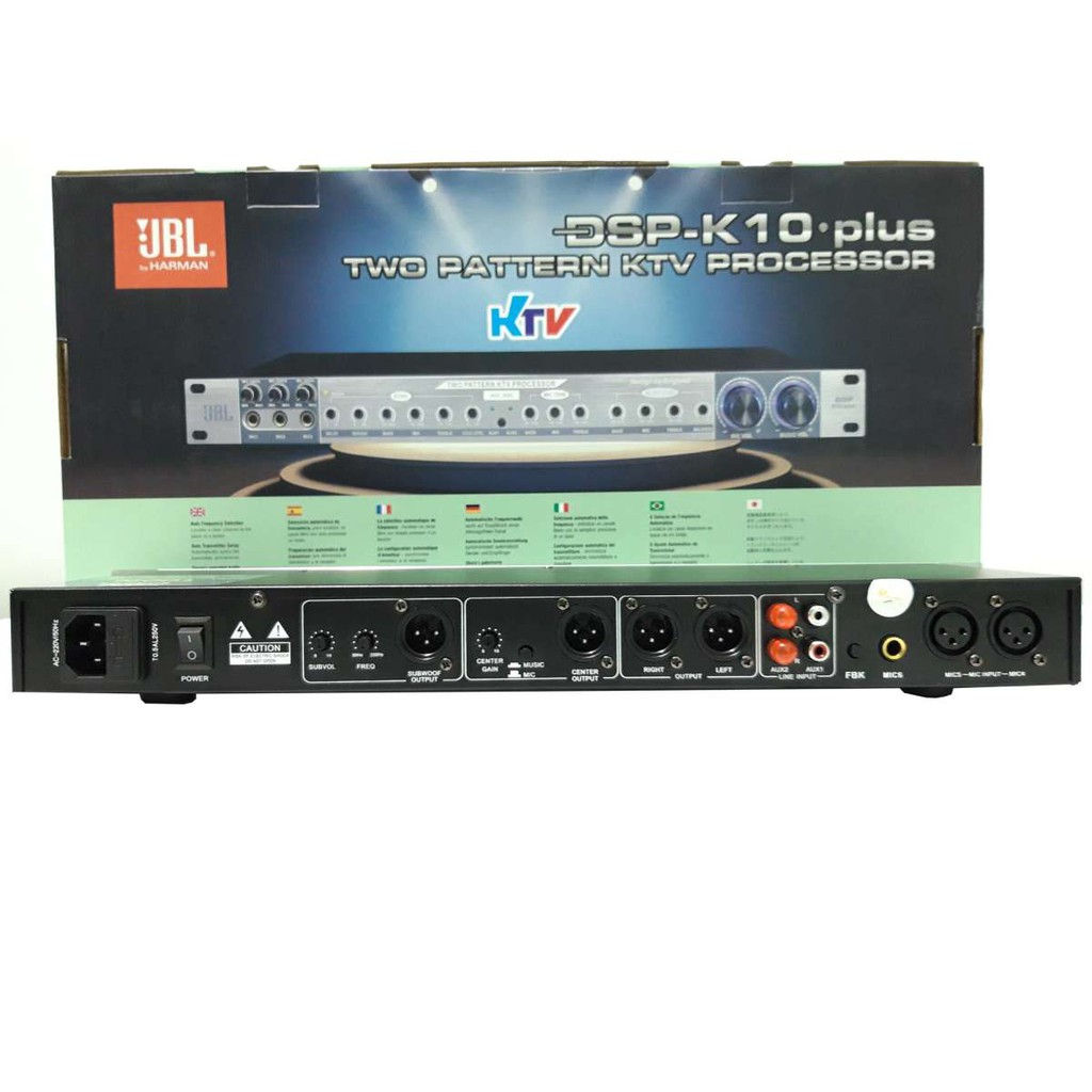 Vang cơ chống hú cao cấp JBL ĐSP K10 Plus + TẶNG dây CANON