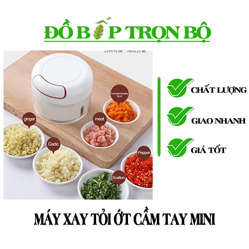 Máy xay tỏi ớt cầm tay Mini Food Chopper