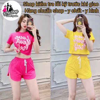 [Hàng Đẹp] Bộ Đồ Đùi Nữ Cao Cấp Mẫu Mới, Dưới 55kg Mặc Vừa, Chất Thun cotton