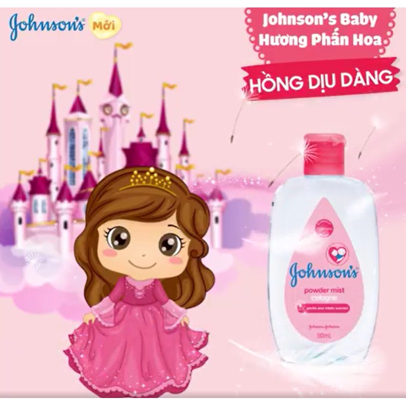 [CHAI LỚN MỚI] NƯỚC HOA JOHNSONS BABY HƯƠNG PHẤN HOA 125ML