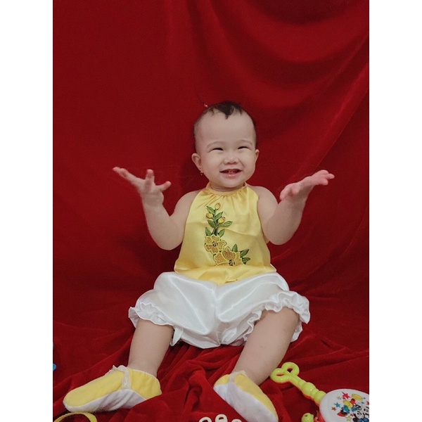 YẾM ĐÀO HOA KÈM MẤN CHO BÉ GÁI 💞