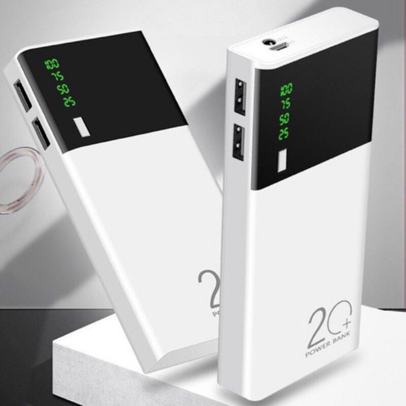 Sạc dự phòng 20000mAh 2 Cổng Hỗ Trợ Sạc Nhanh ( Bảo Hành 12 Tháng )