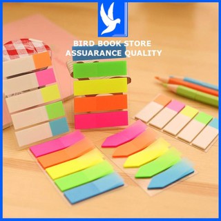 Giấy Note ghi chú huỳnh quang 💕𝑭𝒓𝒆𝒆𝒔𝒉𝒊𝒑💕 giấy nhớ nhiều màu Bird Book