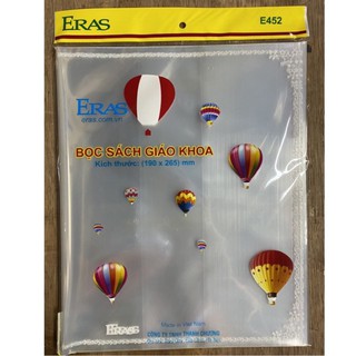 Bọc sgk tiếng anh 190*265mm eras e452