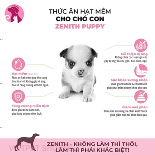 Thức ăn cho chó con hạt mềm zenith 1,2kg