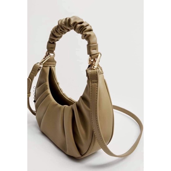 Pass túi đeo vai MNG màu nâu rêu