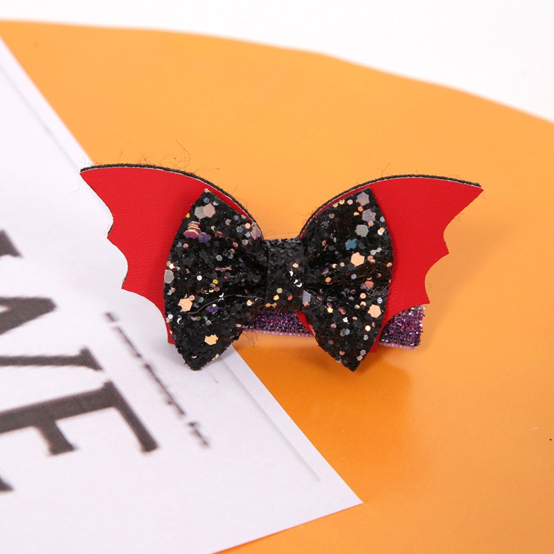 Kẹp Tóc Hình Đôi Cánh Và Đầu Lâu Phong Cách Gothic