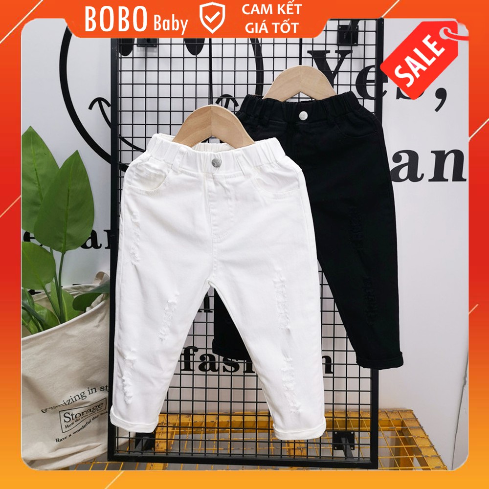 Quần Dài Kaki Xước Co Giãn 4C Mặc Đi Học Cho Bé Trai và Bé Gái size 8-21kg QKK01