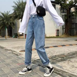 Quần baggy trơn