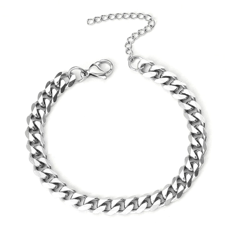 Vòng Tay Bản Rộng Phong Cách Punk Hàn Quốc Cho Nam