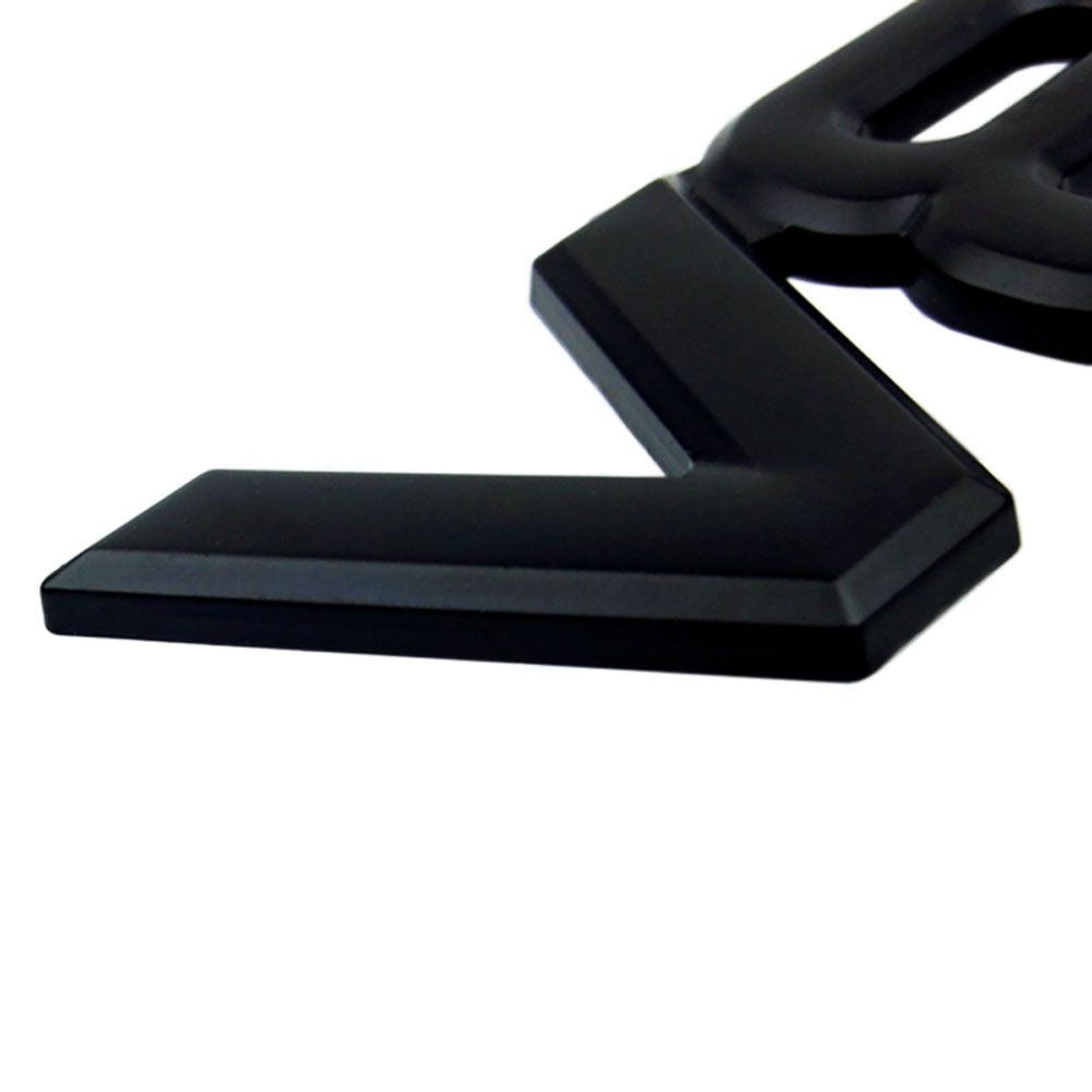 Miếng dán trang trí xe hơi hình logo 3D V8 bằng hợp kim chất lượng cao