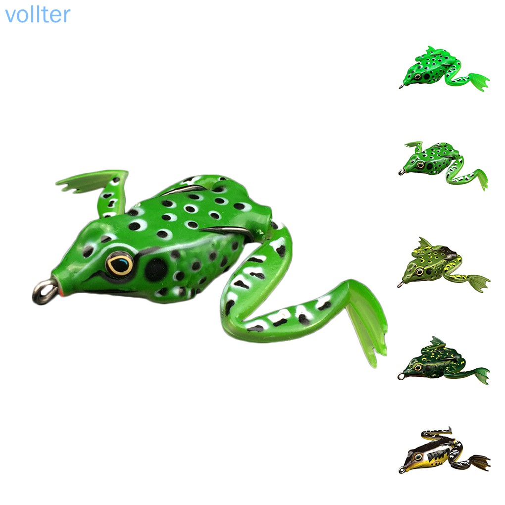【Sản phẩm khuyến cáo】5cm Frog Spinner Colorful Fishhook Fishing Hook Lure Minnow Salmon Fish Lure Trout Artificial Bait