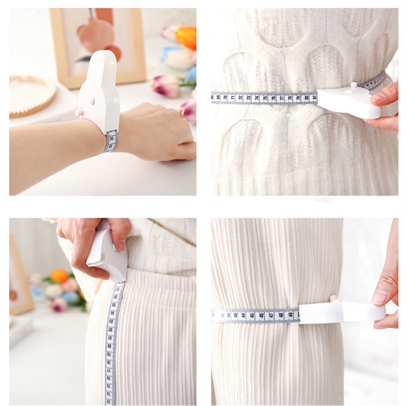 Thước Dây Mini Đa Năng Họa Tiết Hoạt Hình Dễ Thương Di Động Tiện Dụng Cho Học Sinh