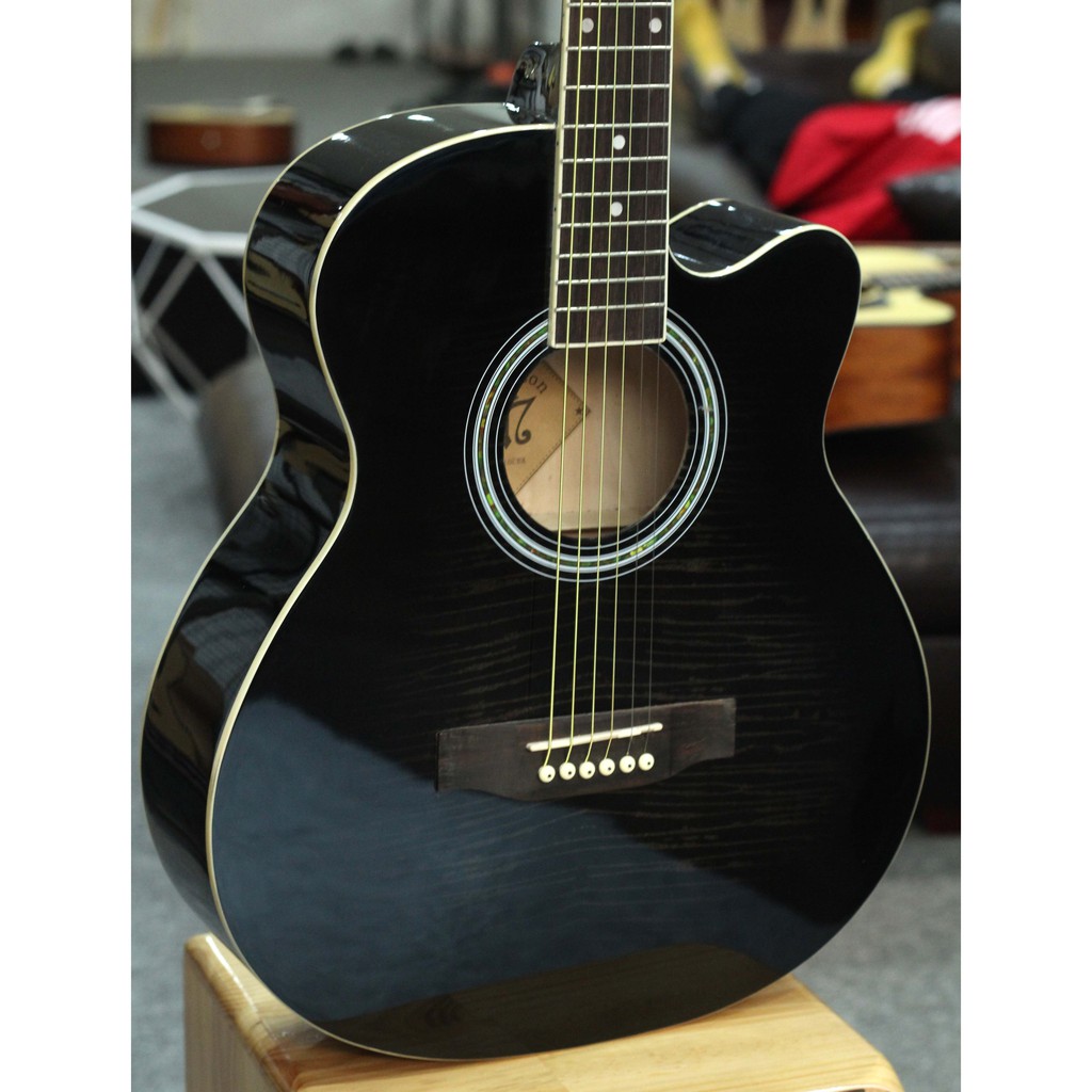 Đàn Guitar Acoustic Morrison MGW 405CBK-G+ Tặng bao mỏng +capo + pic + ty chỉnh cần