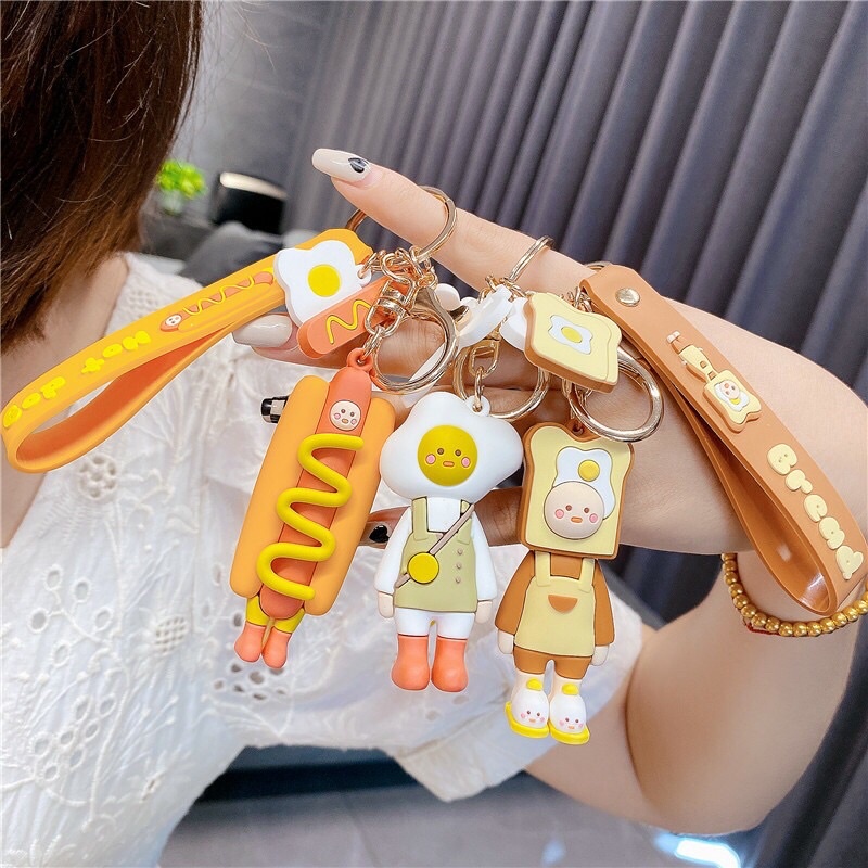 Móc Khóa Đồ Ăn siêu dễ thương