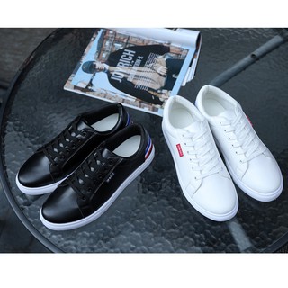 Giầy sneaker da thể thao nam phong cách korea mẫu mới 2018