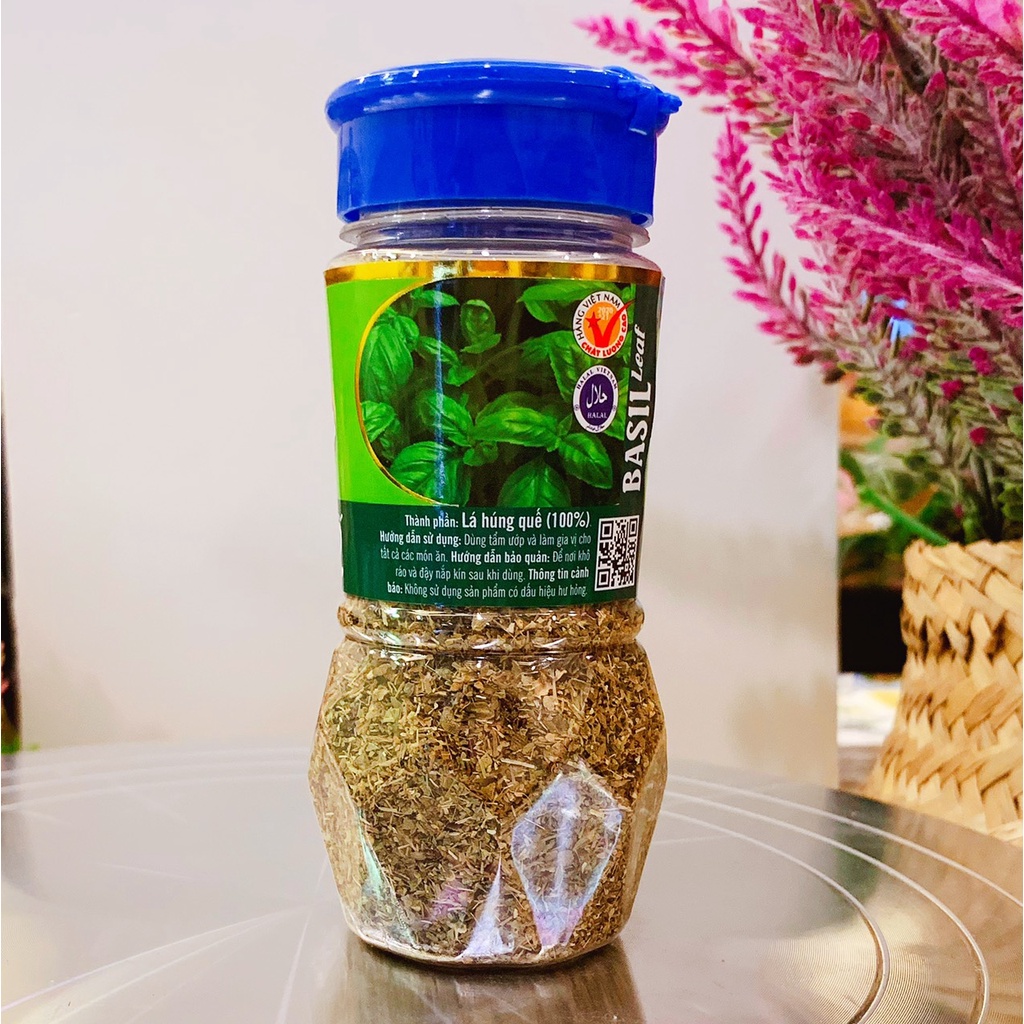 Lá húng quế (Basil) nguyên chất Ông Chà Và 50g