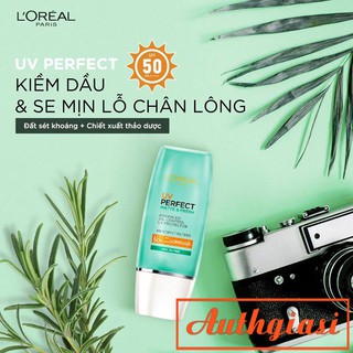 Kem chống nắng LOreal Uv Perfect Matte & Fresh Advanced Oil Control UV Protector Spf50+ PA++++ 30ml