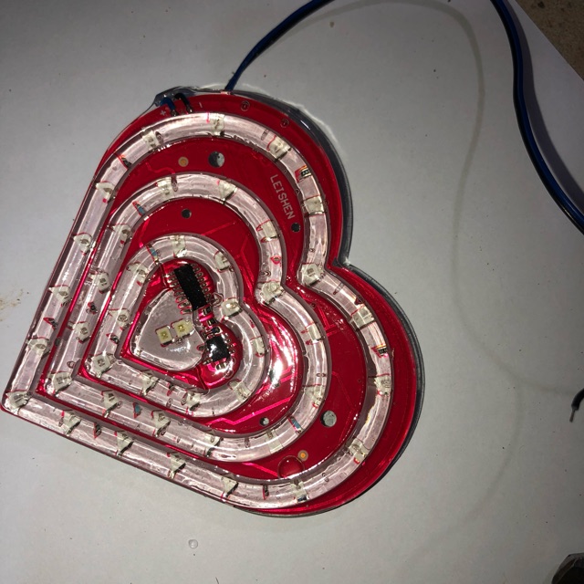 Sản phẩm gia đình làm: Led trái tim chạy điện 12v 24v to và bé