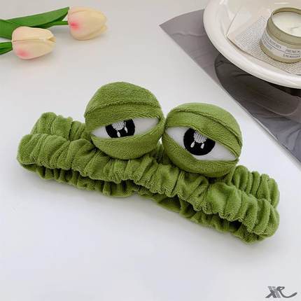 Băng đô cài tóc rửa mặt hình chú ếch dễ thương