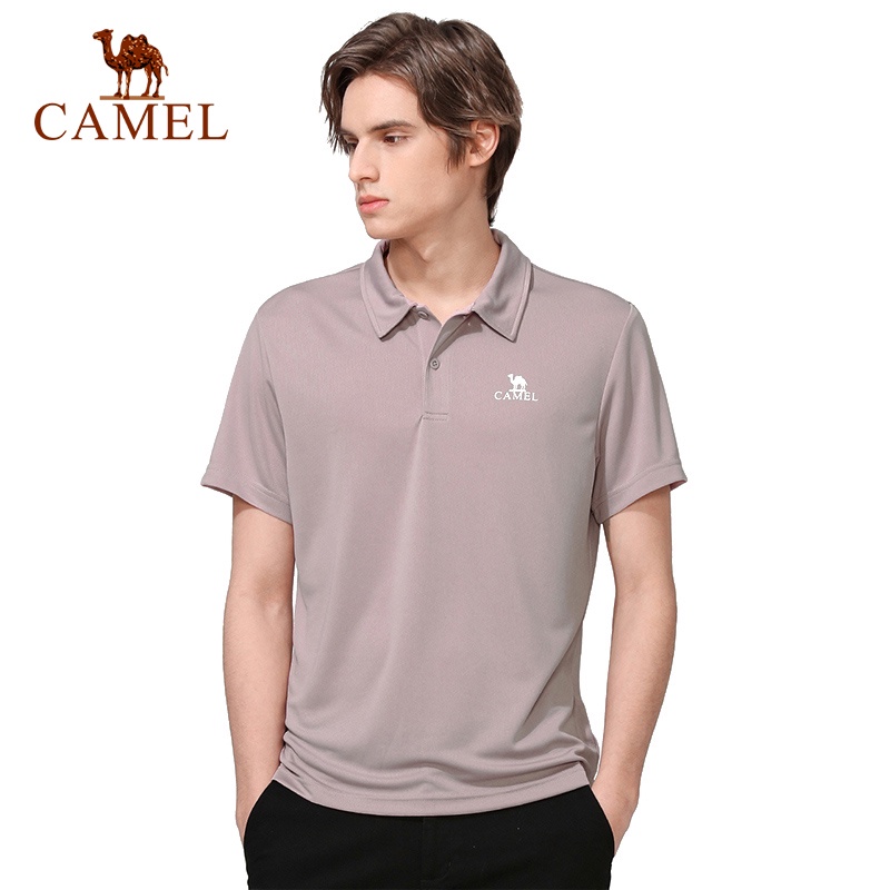 Áo thun polo CAMEL ngắn tay nhanh khô chất lượng thời trang cao cấp cho nam