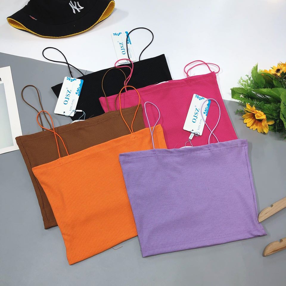Áo 2 dây tăm dáng croptop siê xinh (ảnh , video thật ) | BigBuy360 - bigbuy360.vn