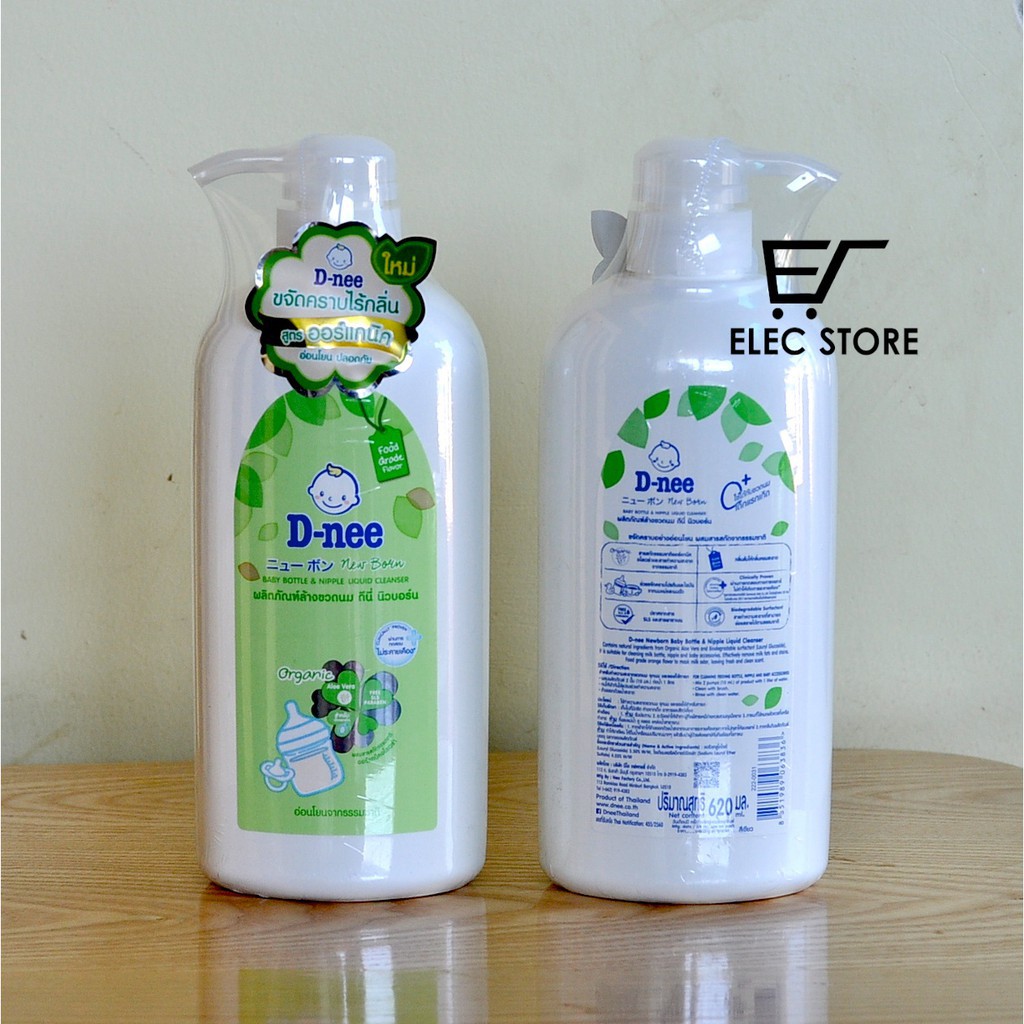 Nước súc rửa bình sữa Dnee 620ml Thái Lan