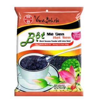Bột Mè Đen Hạt Sen Không Đường Bích Chi (300g)