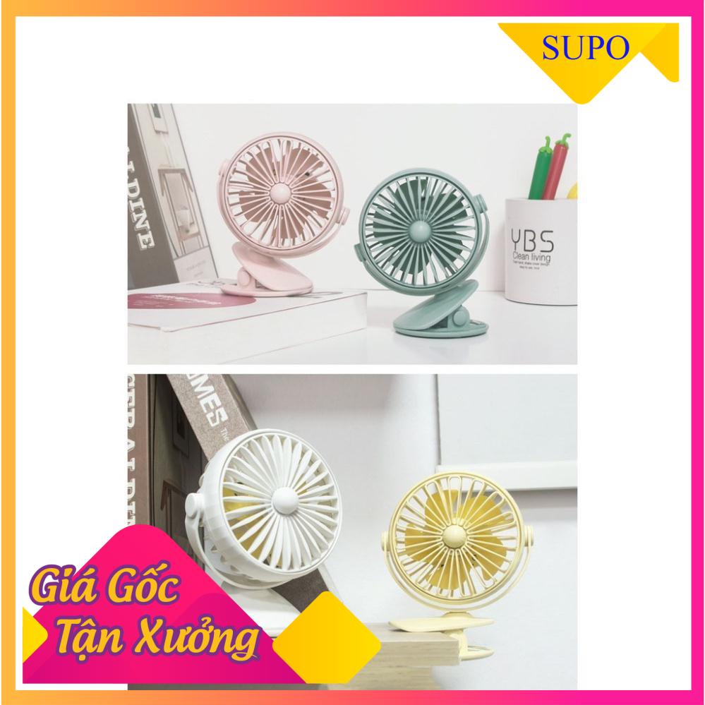 Quạt kẹp xe đẩy cho bé Yase - Kèm sạc - Nhiều màu sắc Điểm nổi bật - Cực Mát