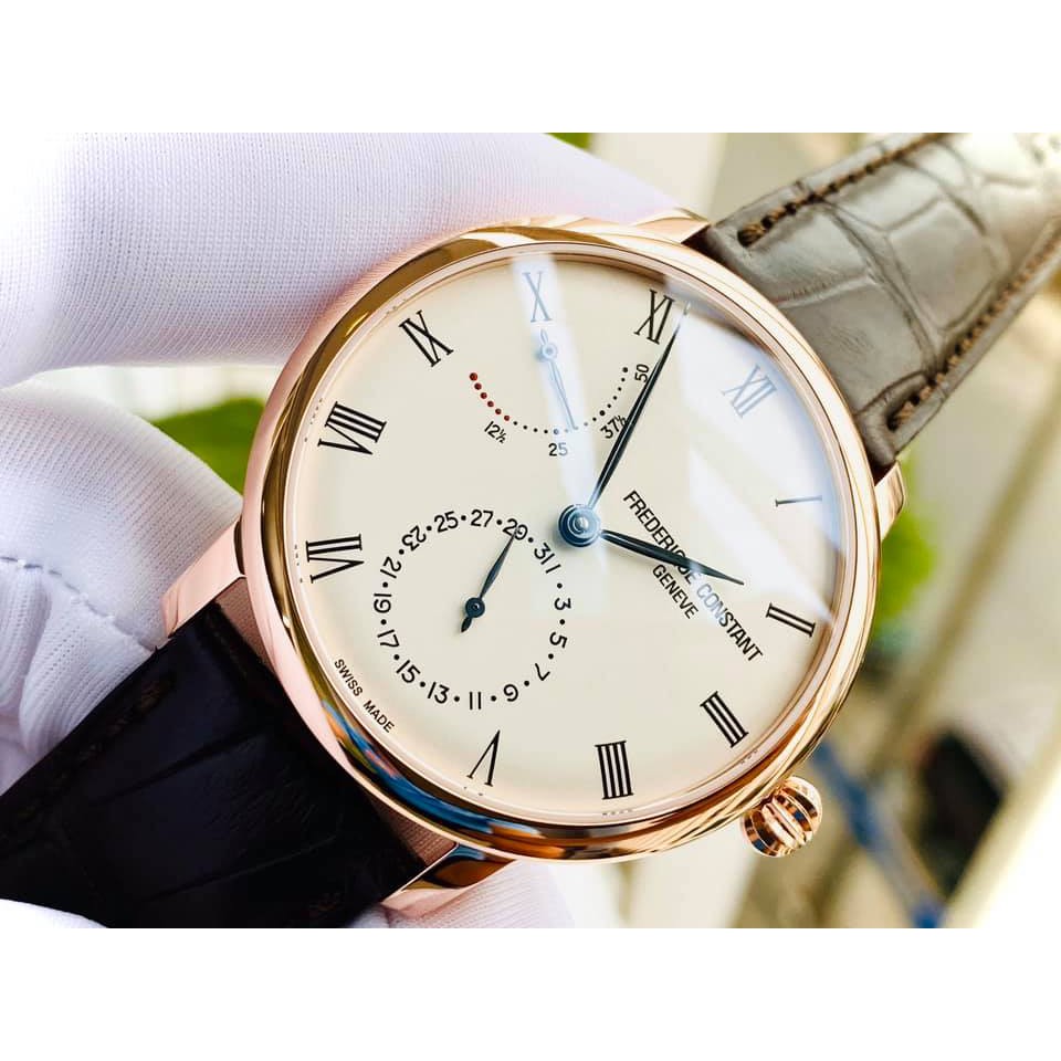 Đồng hồ nam Frederique Constant Slimline Power Reserve Manufacture FC-723WR3S4