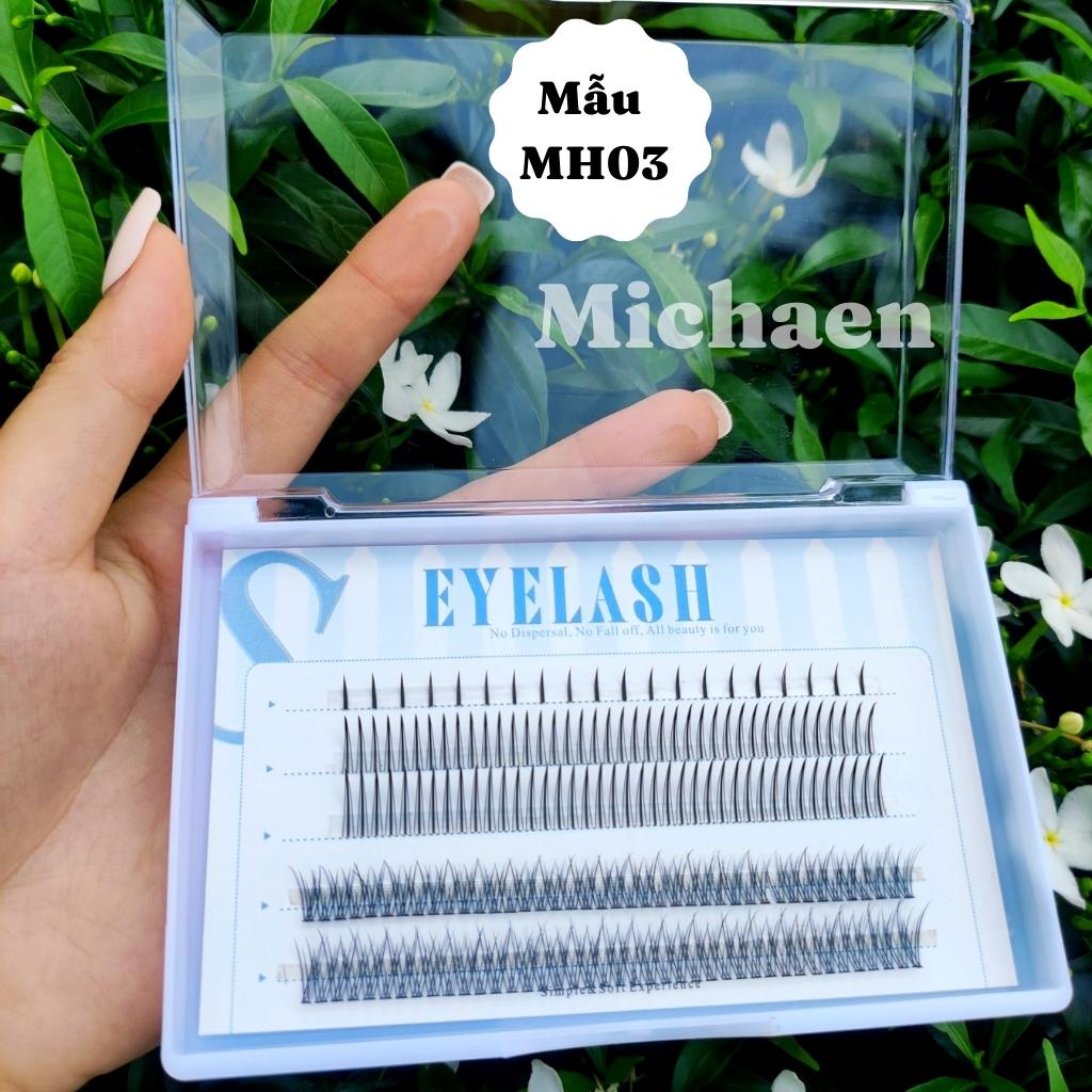 Lông mi giả tự nhiên Mi chữ A đuôi cá tự nối hot douyin