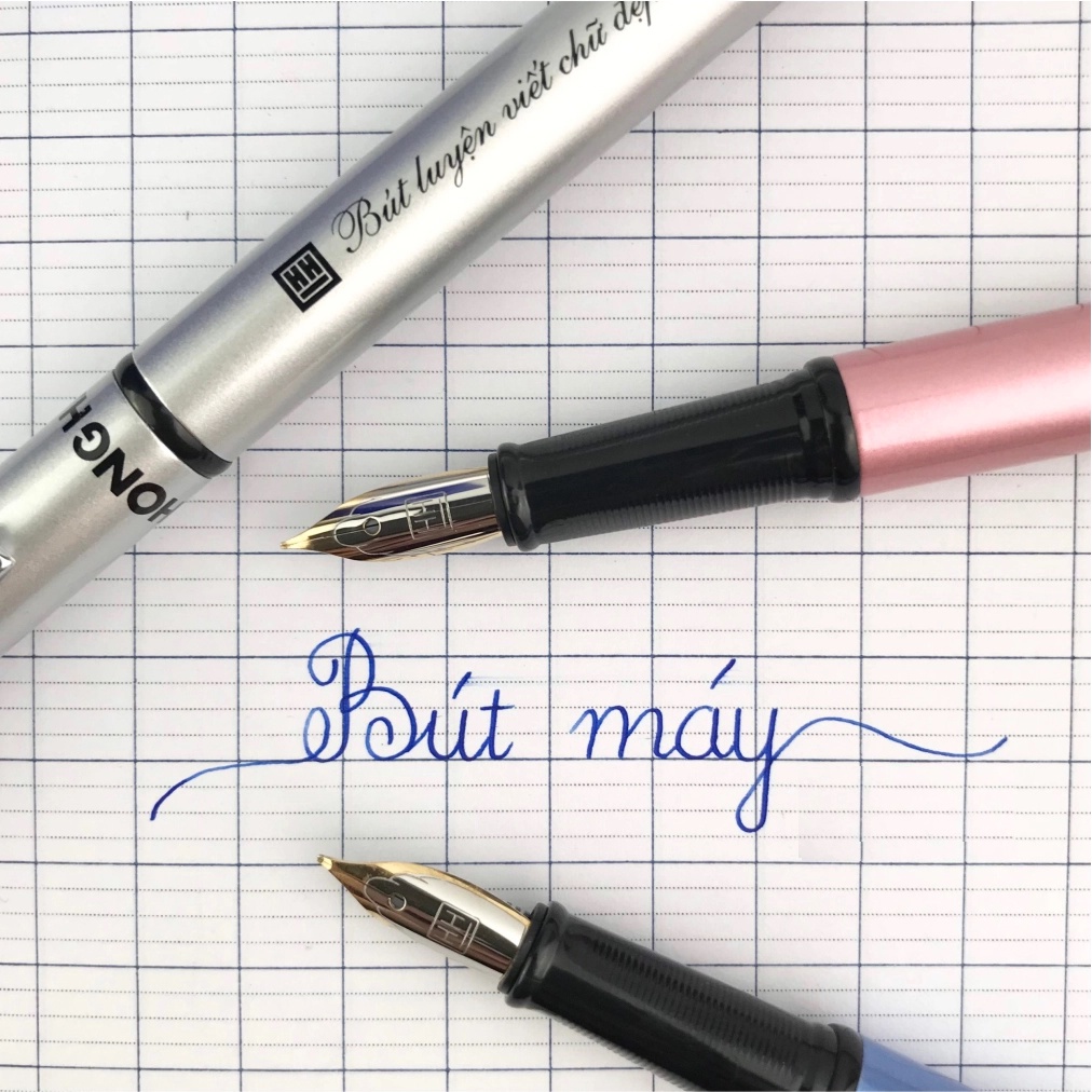 Bút máy nét hoa Hồng Hà 2282 - Tặng hồ khô Double A 8g