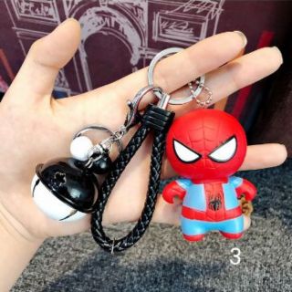 Móc khóa nhện xanh,đỏ.