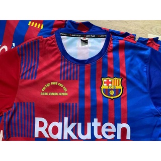 BỘ ĐỒ ĐÁ BANH BARCA SỌC 2021_2022