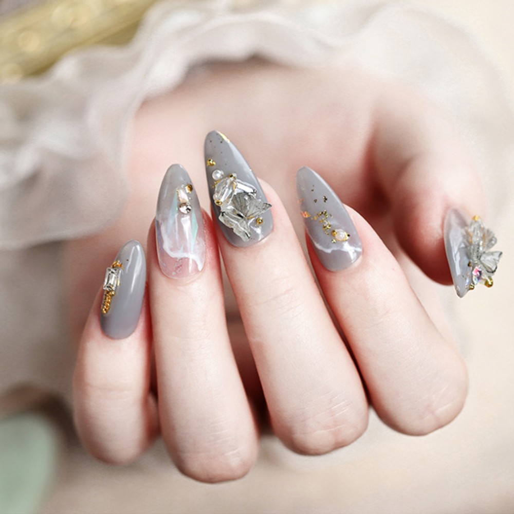 Khay 30 bướm trang trí móng tay Galio Nail Accessories- Mẫu hot trend 2021