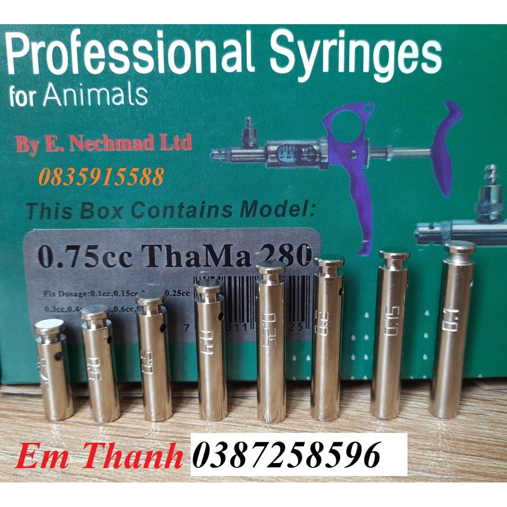 SÚng tiêm tự động Xi lanh thama  đầy đủ các dung tích 0.5ml, 0.75ml , 1ml , 2ml