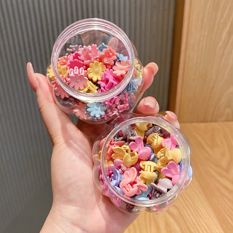 Kẹp tóc công chúa hình hoa màu sắc dễ thương thời trang cho bé gái