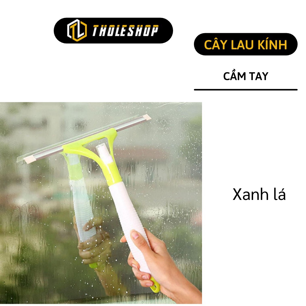 [SGD] Cây lau kính 2in1- Dụng cụ lau kính cầm tay tích hợp bình xịt nước tiện lợi - giao màu ngẫu nhiên 2463