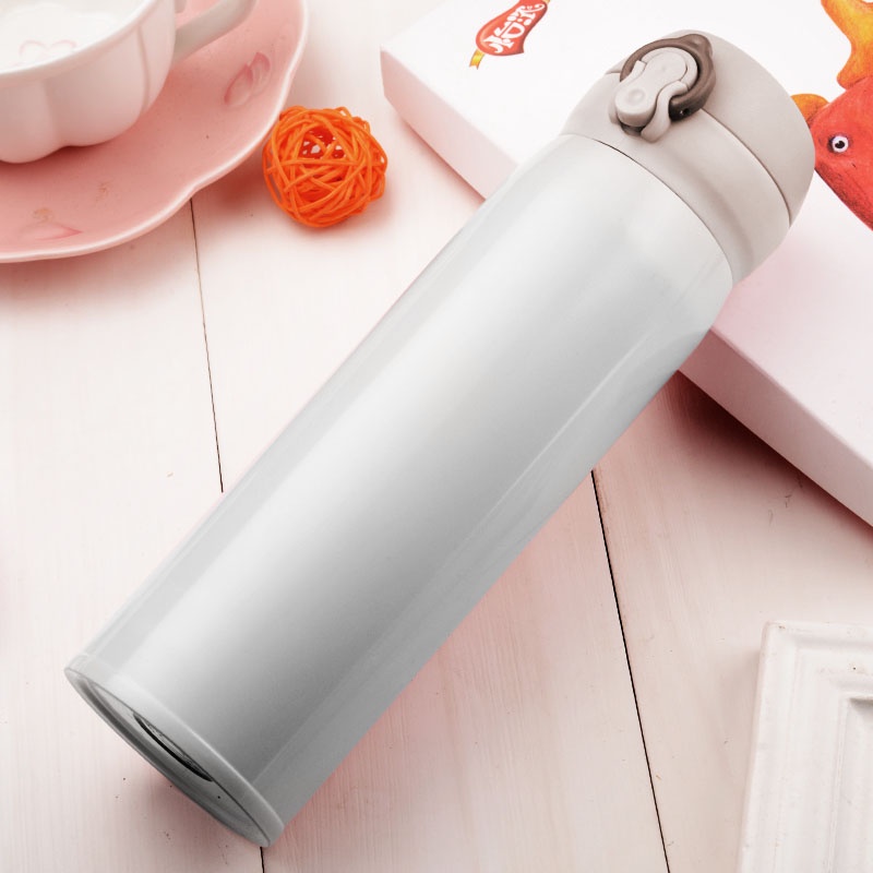 Bình giữ nhiêt ly giữ nhiệt chất liệu inox cao cấp style Hàn Quốc dung tích 500 ML giữ nhiệt 8-12 tiếng