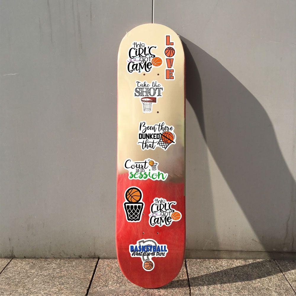 FAY Bộ 50 Sticker Dán Trang Trí Sổ Tay Hình Quả Bóng Rổ