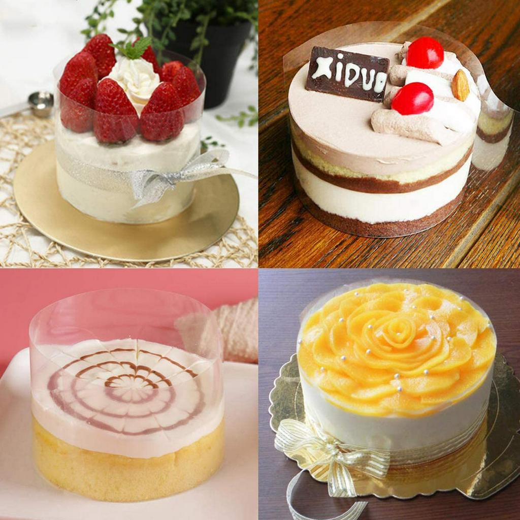 Cuộn Nhựa PET Trong Suốt ANAEAT Quấn Viền Bánh Kem Dài 10m