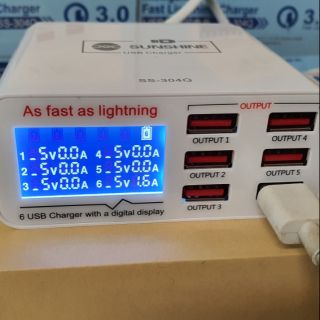 Sạc thông minh Sunshine 6 cổng
