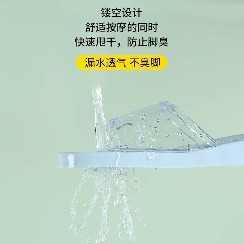 Dép Nhựa Đi Trong Nhà Tắm Mát Xa Chân Chống Trượt Cho Cặp Đôi Mùa Hè