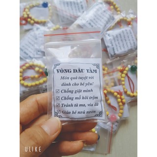 VÒNG DÂU TẰM BẠC ĐÁ CHO BÉ
